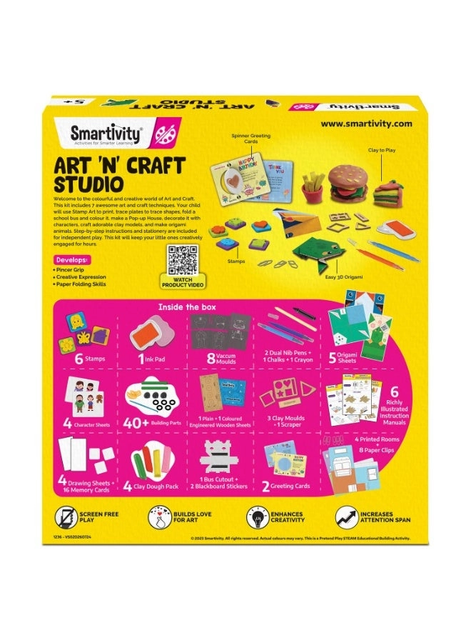 Mega 20+ Art and Craft Activity Kit - 5+ years 159 pcs