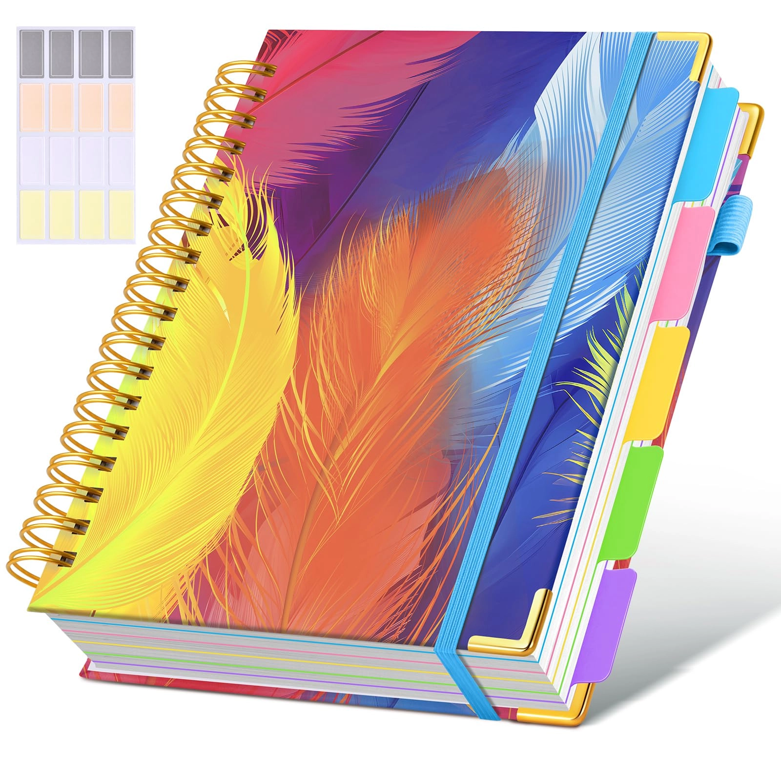 Spiral Notebook Large Hardcover - Lined 150 Sheets