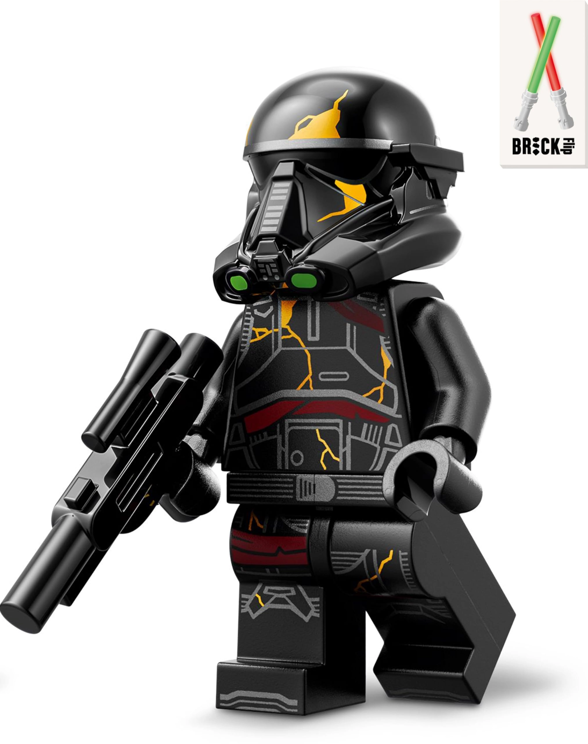 BRICK Flip Deathtrooper (7047) - Figure Blaster Gun Helmet