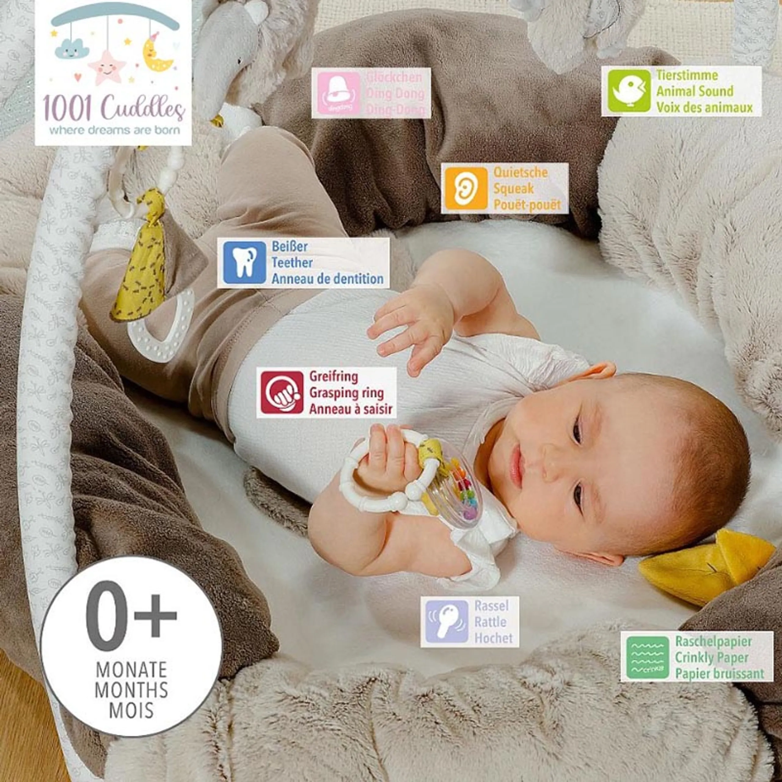 3D Activity Nest - Suitable for Newborn & above