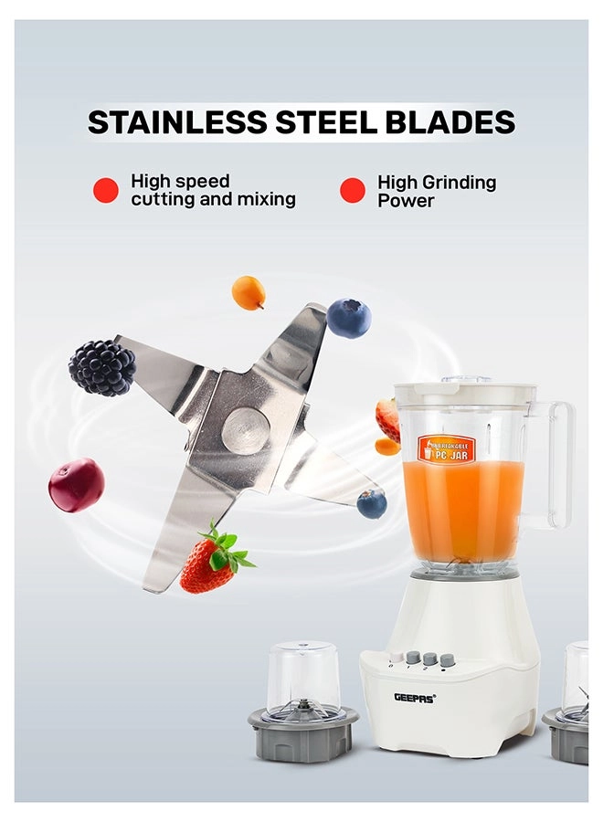 GSB6104N - Stainless Steel Blade 2 Speed Control with Pulse Function Safety Lock