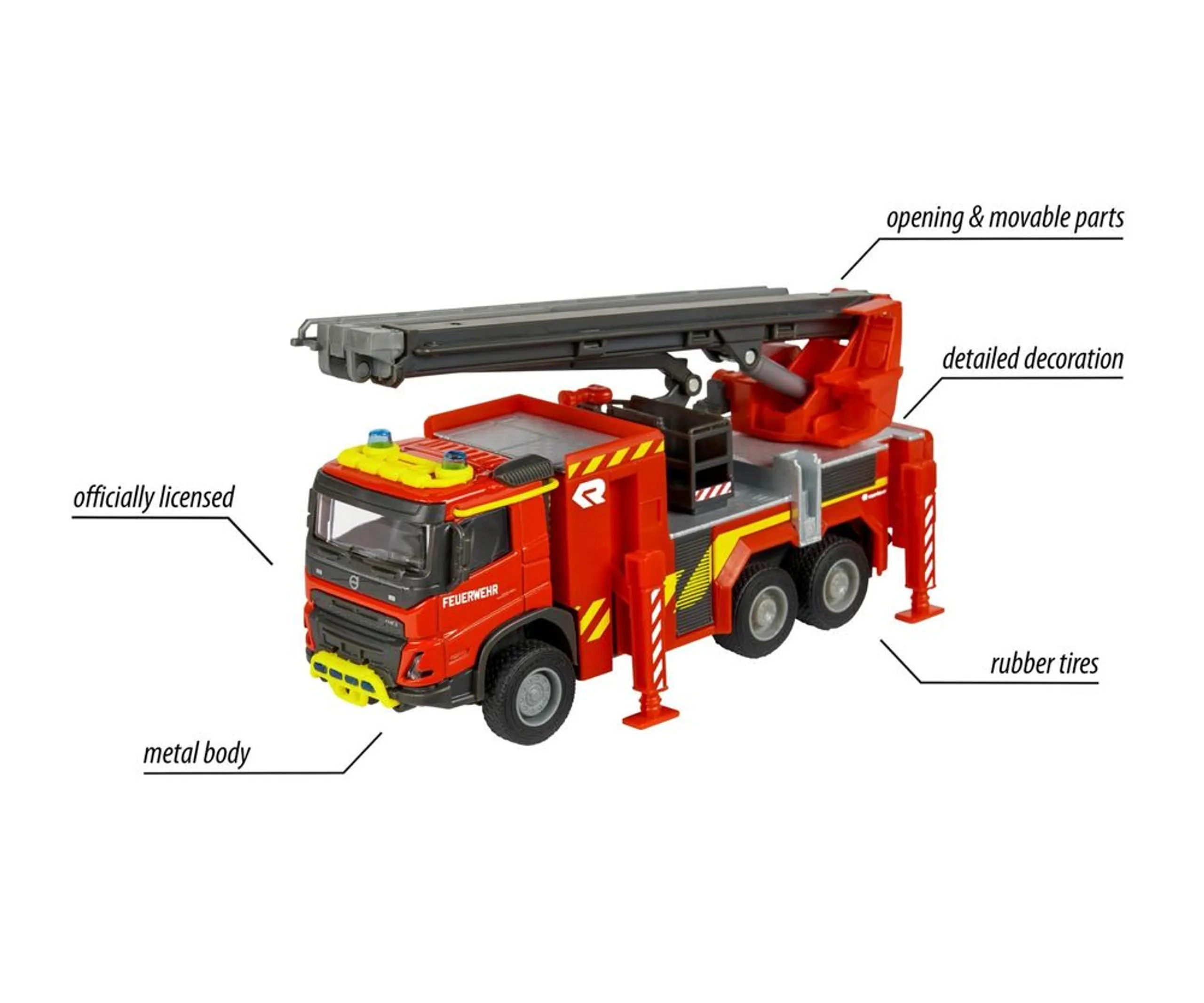 Majorette Volvo FMX Fire Engine