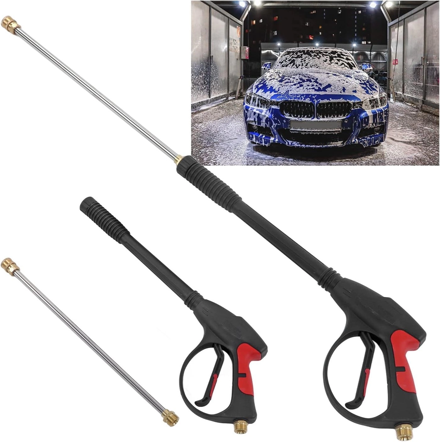 Portable Pressure Washer - 4000PSI 5 Nozzle Tips