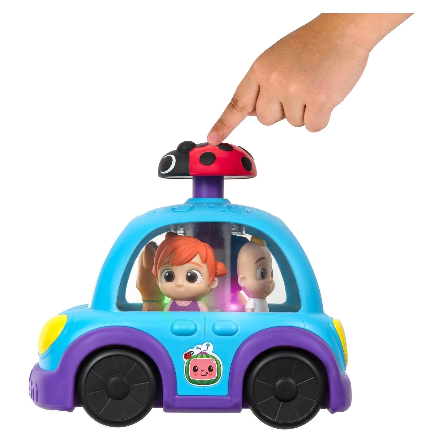 Cocomelon Switch Push and Sing Family Car Toy - 1-4 Years