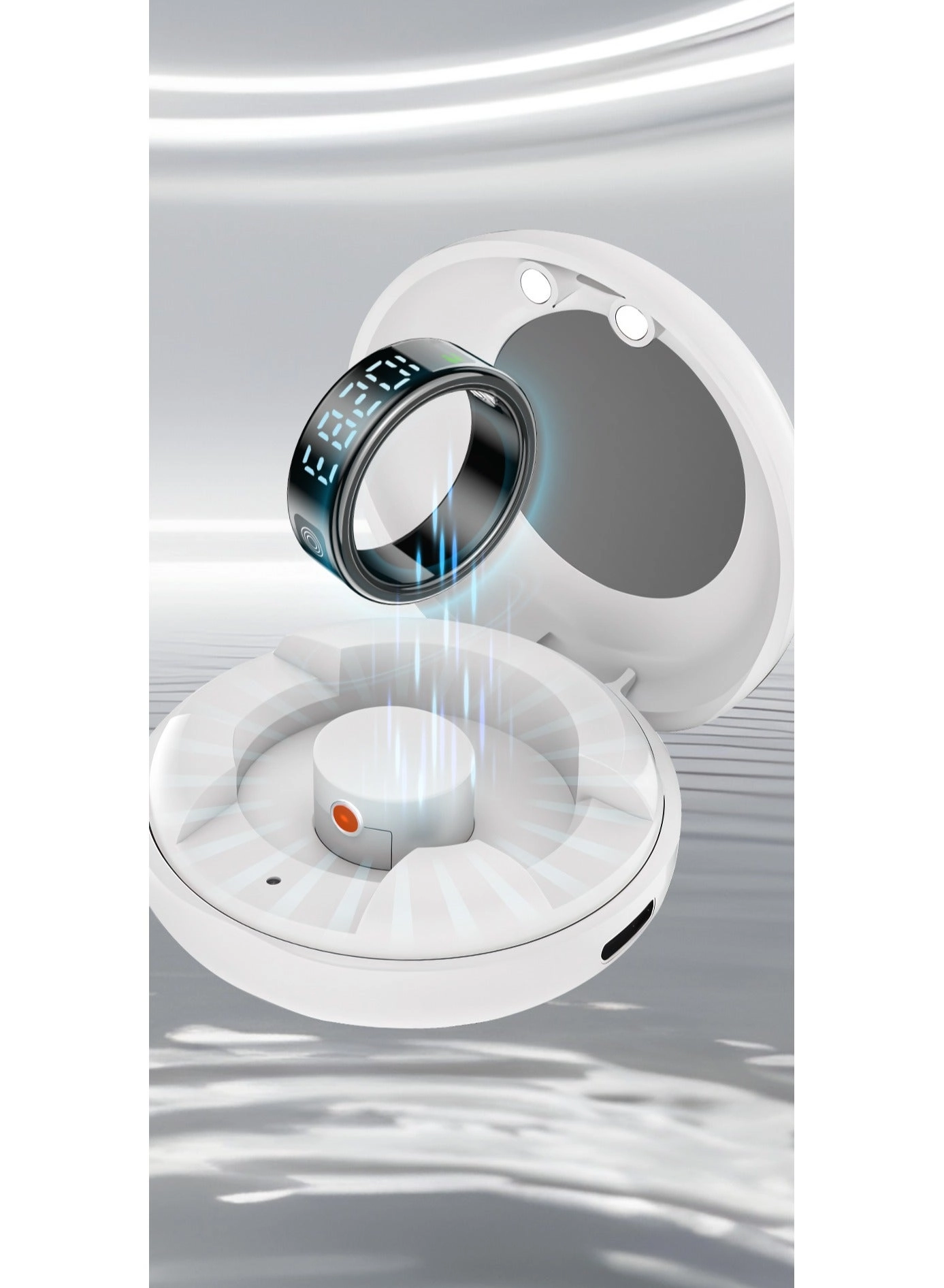 FitSync Smart Ring - Ring Size 7 (17.3mm) IP68 Water Resistant 16mAh