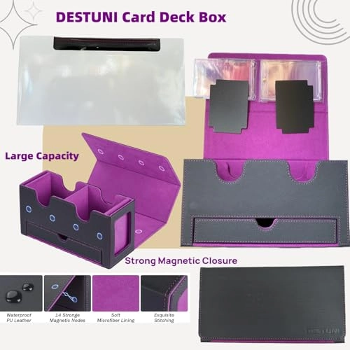 Card Deck Box - 100+ Double-Sleeved Cards
