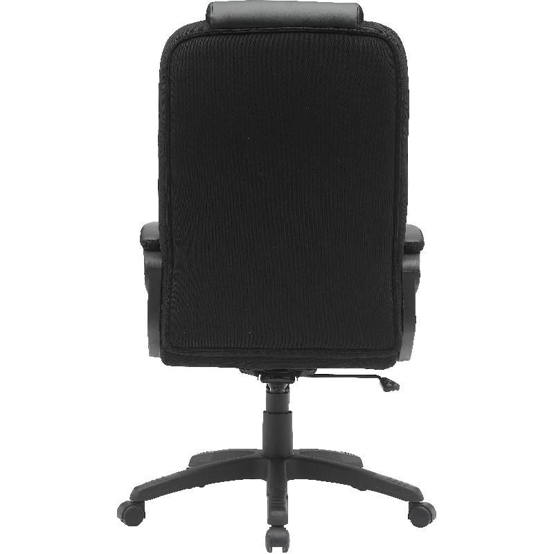 Executive Chair - Black PU Leather in Plastic Frame