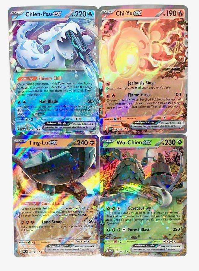 Pokémon Wo Chien ex + Chien Pao ex + Ting Lu ex + Chi Yu ex + Paldea Evolved