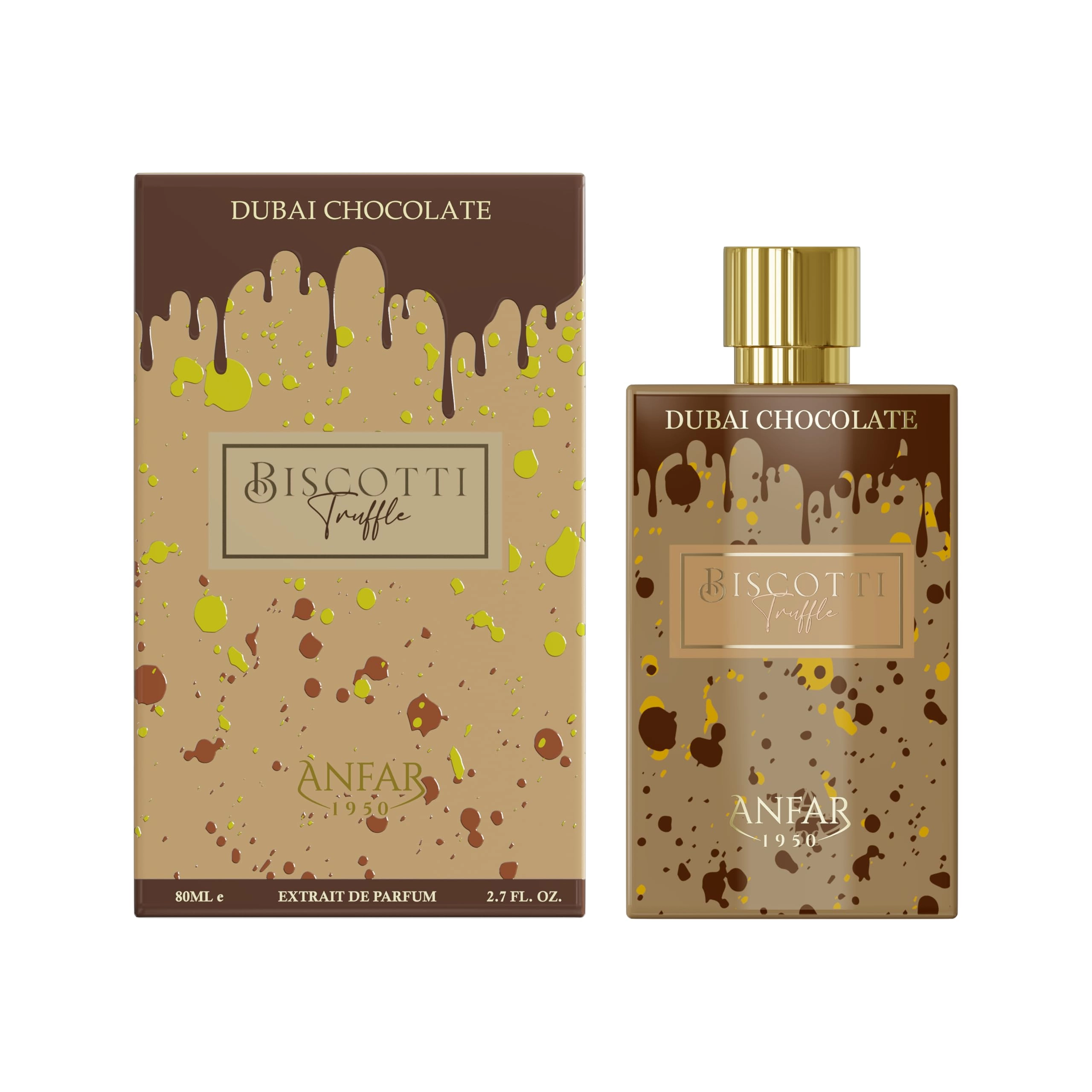 OUDH AL ANFAR MANUFACTURING L.L.C 1950 Dubai Chocolate Biscotti Truffle Eau de Parfum 100ml