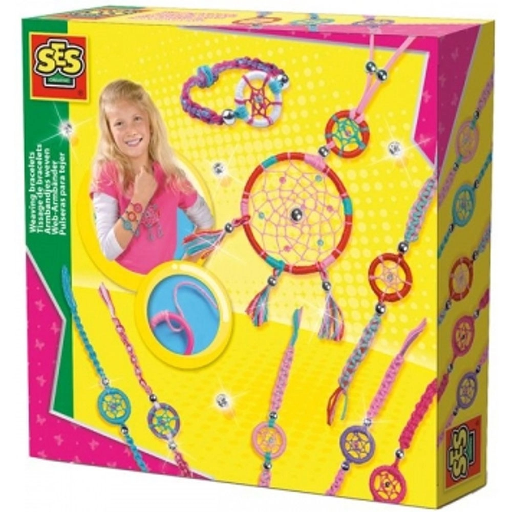 SES Creative Dreamcatcher Jewellery - Different colours of thread Assortment of beads