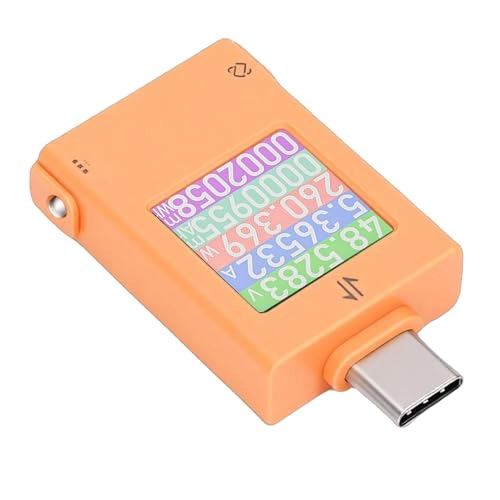 USB C Power Meter - HD Color Screen Rotatable Display 0-9999Wh