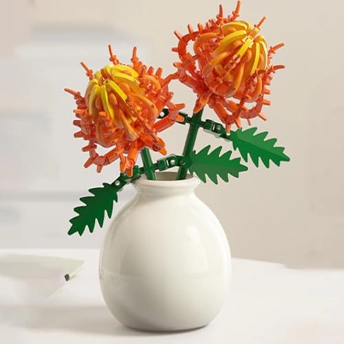 daisy building block flowers - 1 pcs