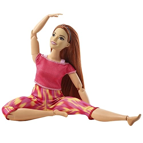 Barbie Made To Move - Curvy 22 Flexible Joints Long Straight Red Hair Ages 3+