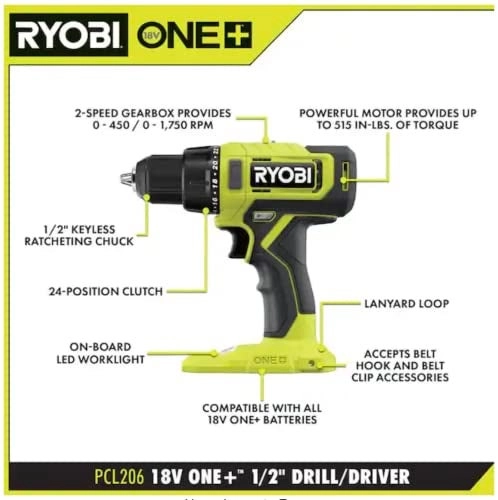 PCL206B - 18V Cordless 1/2 in.