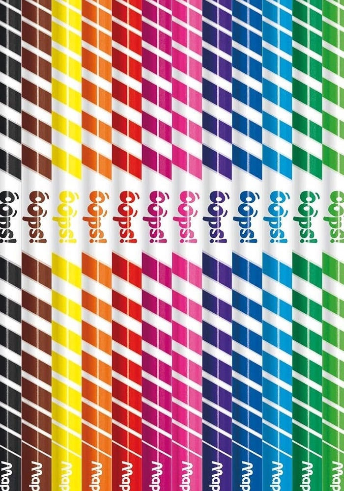 Color'Peps Oops Coloured Pencils - 12 Pcs