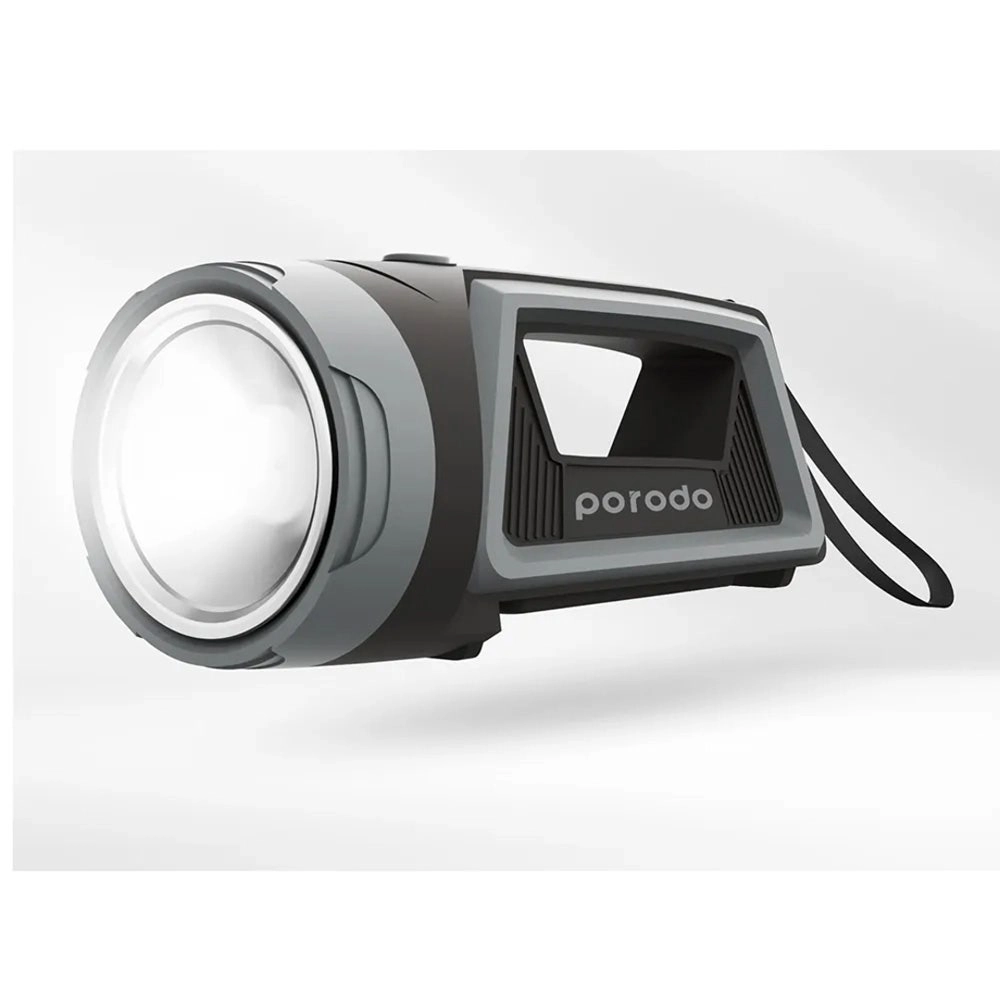 Porodo Lifestyle 2-in-1 Outdoor Torch & Lamp - Built-in battery 3W COB 380lm