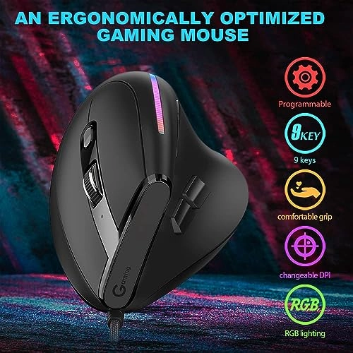 Vertical Gaming Mouse - USB