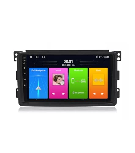 Navigator C + Camera 8379 - CarPlay Android GPS Navigation Compatible with Smart Fortwo Forfour 451 453