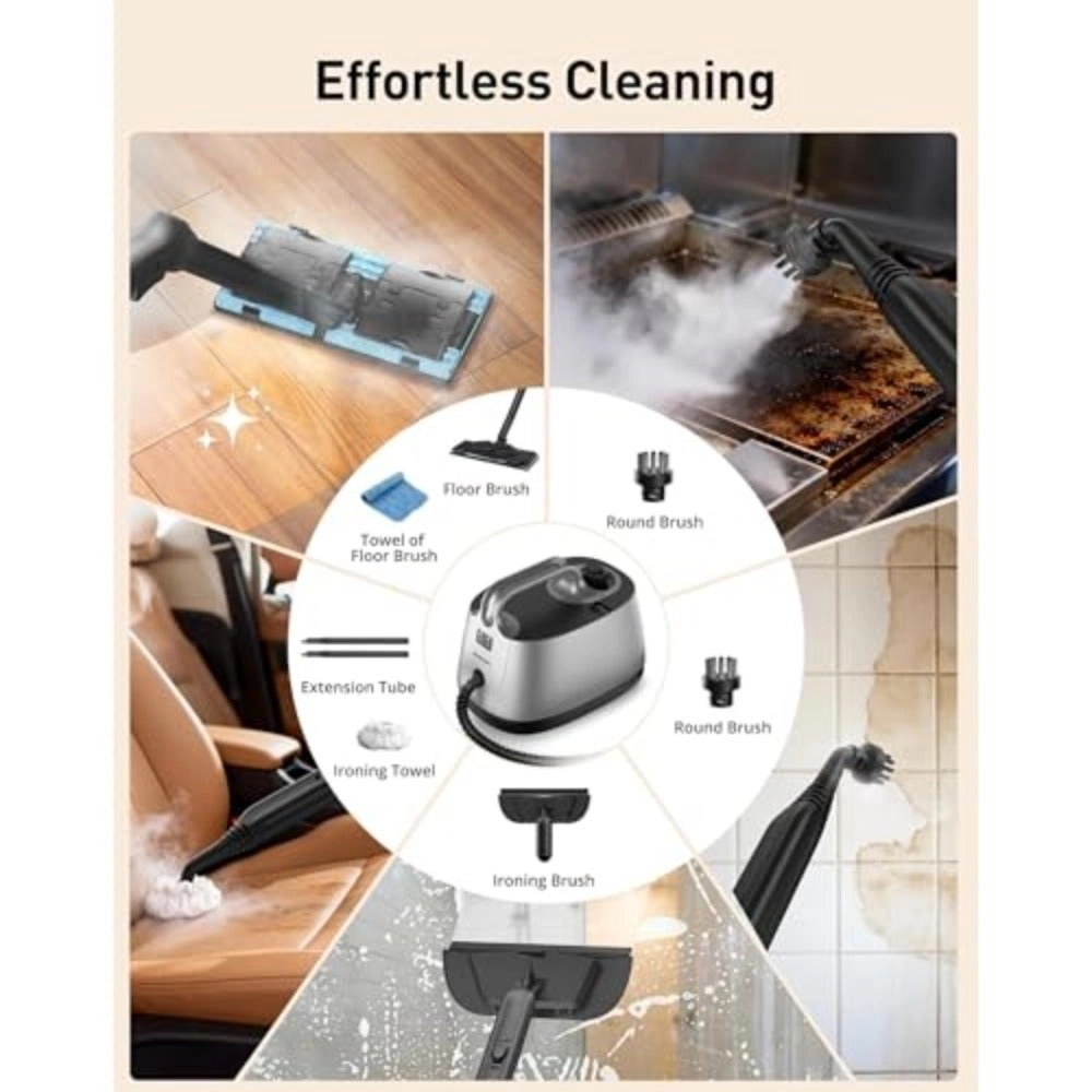 Steam Cleaner - 4bar 1.5 Liters