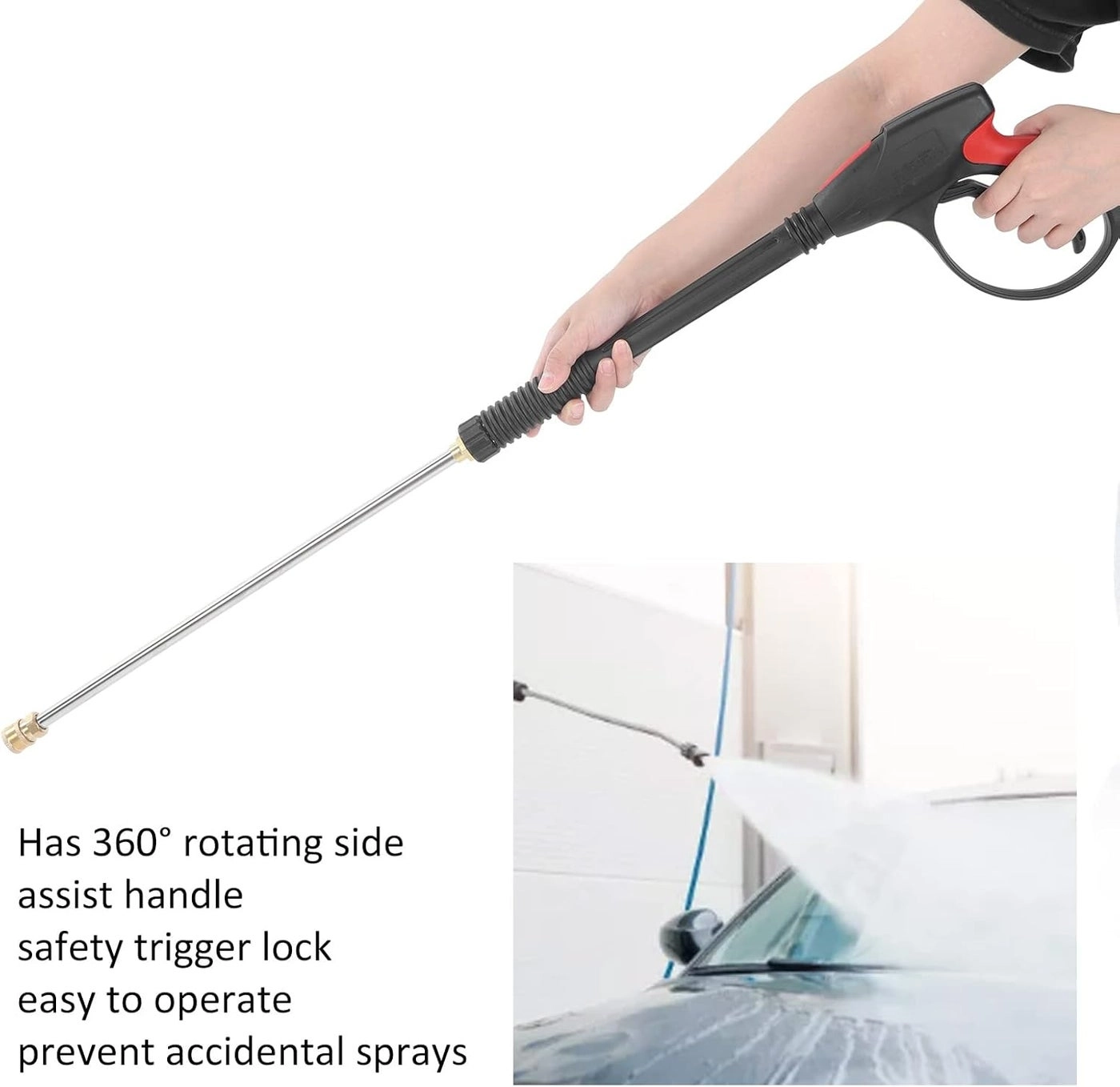 Portable Pressure Washer - 4000PSI 5 Nozzle Tips