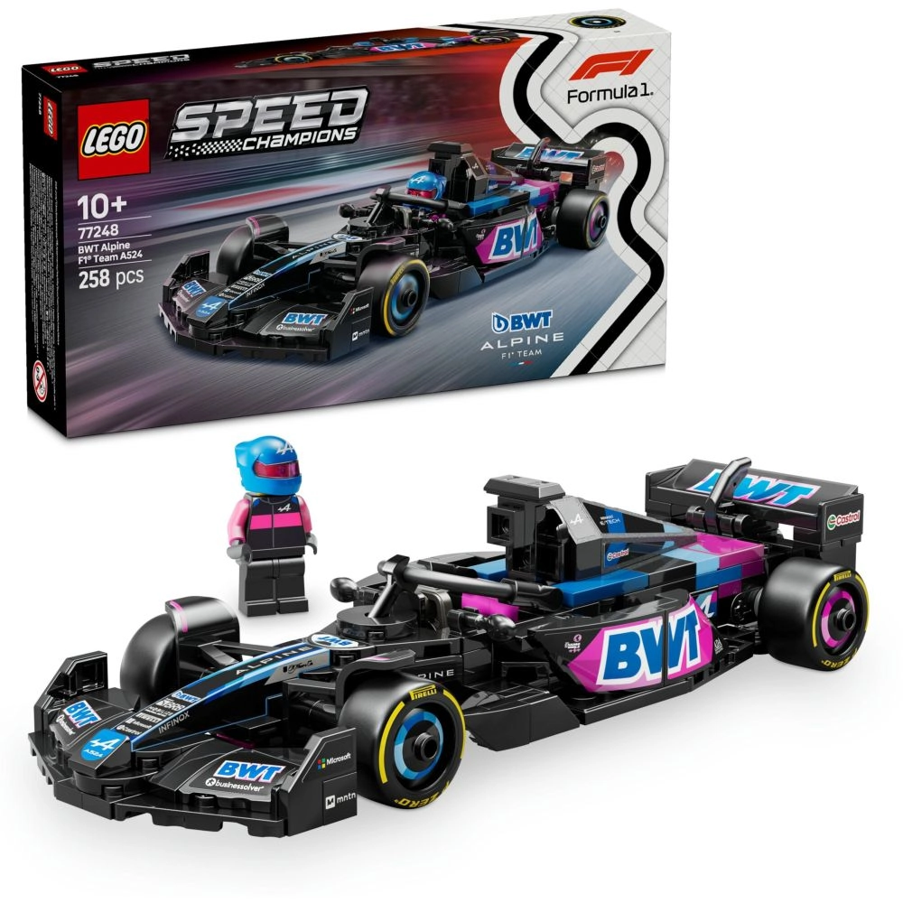 LEGO Speed Champions BWT Alpine A524 (77248) - Race Car Driver Minifigure