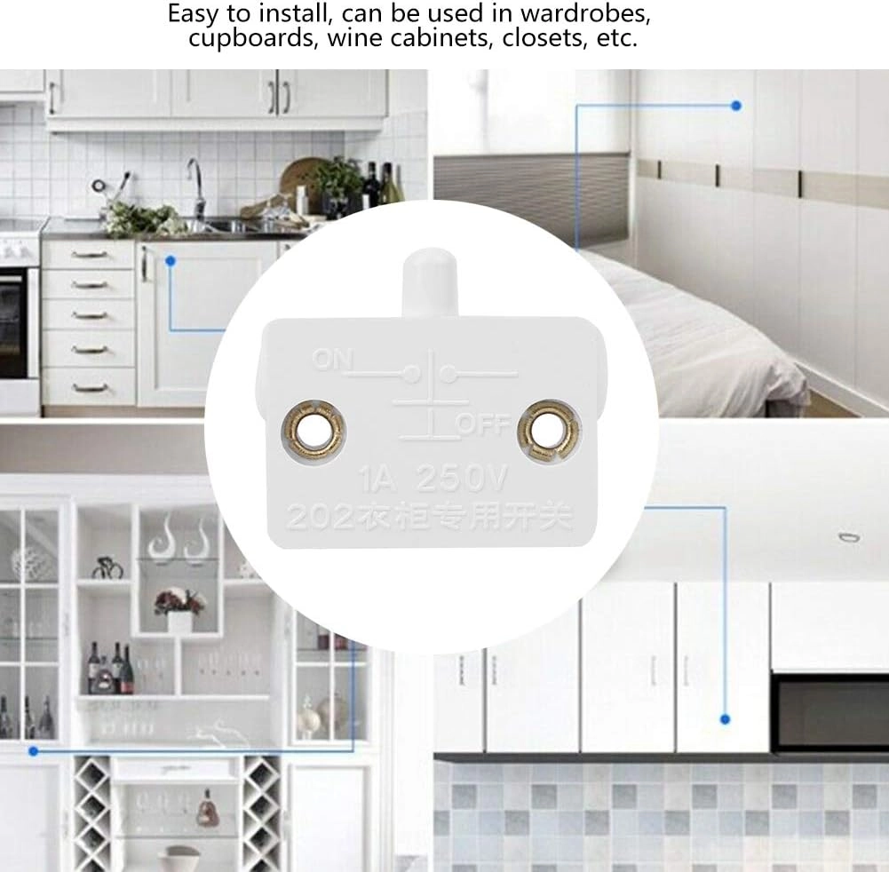 Cabinet Light Switch - 2 pcs