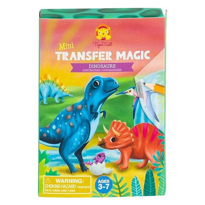 Dinosaurs Activity Sticker Book Mini Transfer Magic