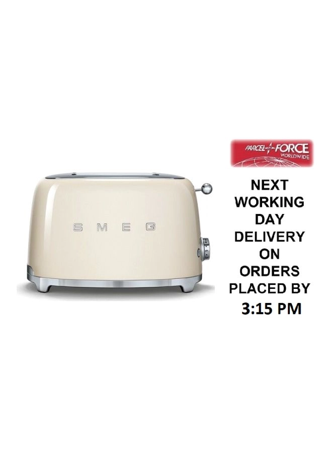 50's Style Retro Toaster - 2 slice(s)