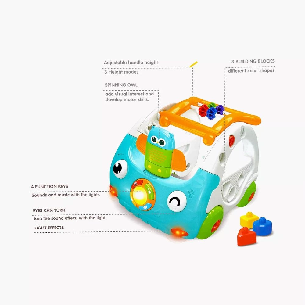 Carter Multifunctional Activity Baby Walker - 3-in-1 Pink