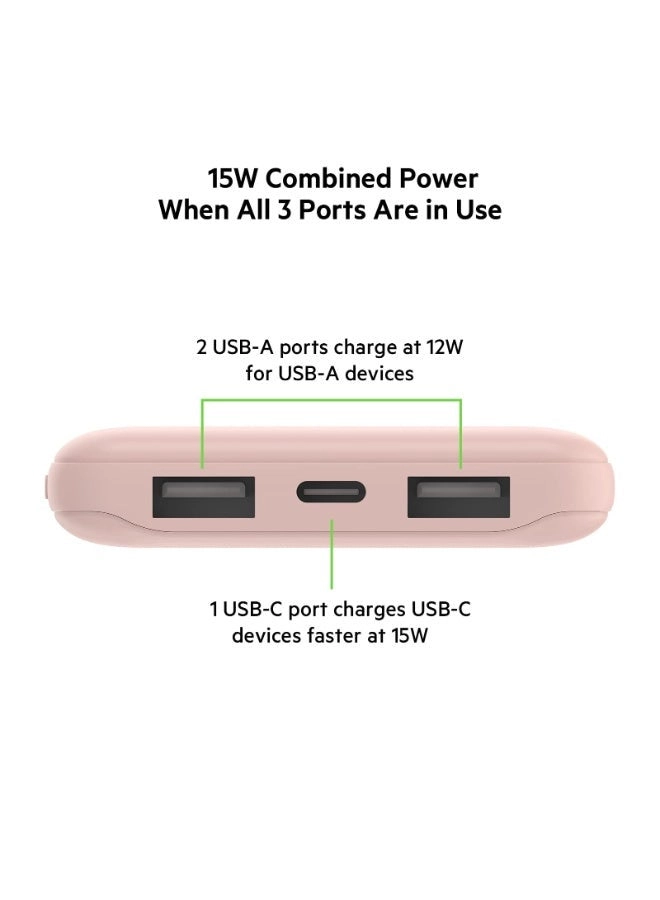 BPB011btBL - 10000 Watt-hour 15 Watt 2x USB A Ports 1x USB C