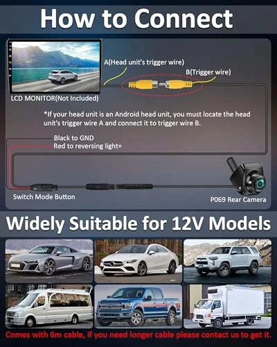 P069 - Night vision 4-PIN 1080P