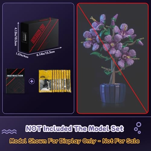 Light kit for LEGO Hibiscus 10372