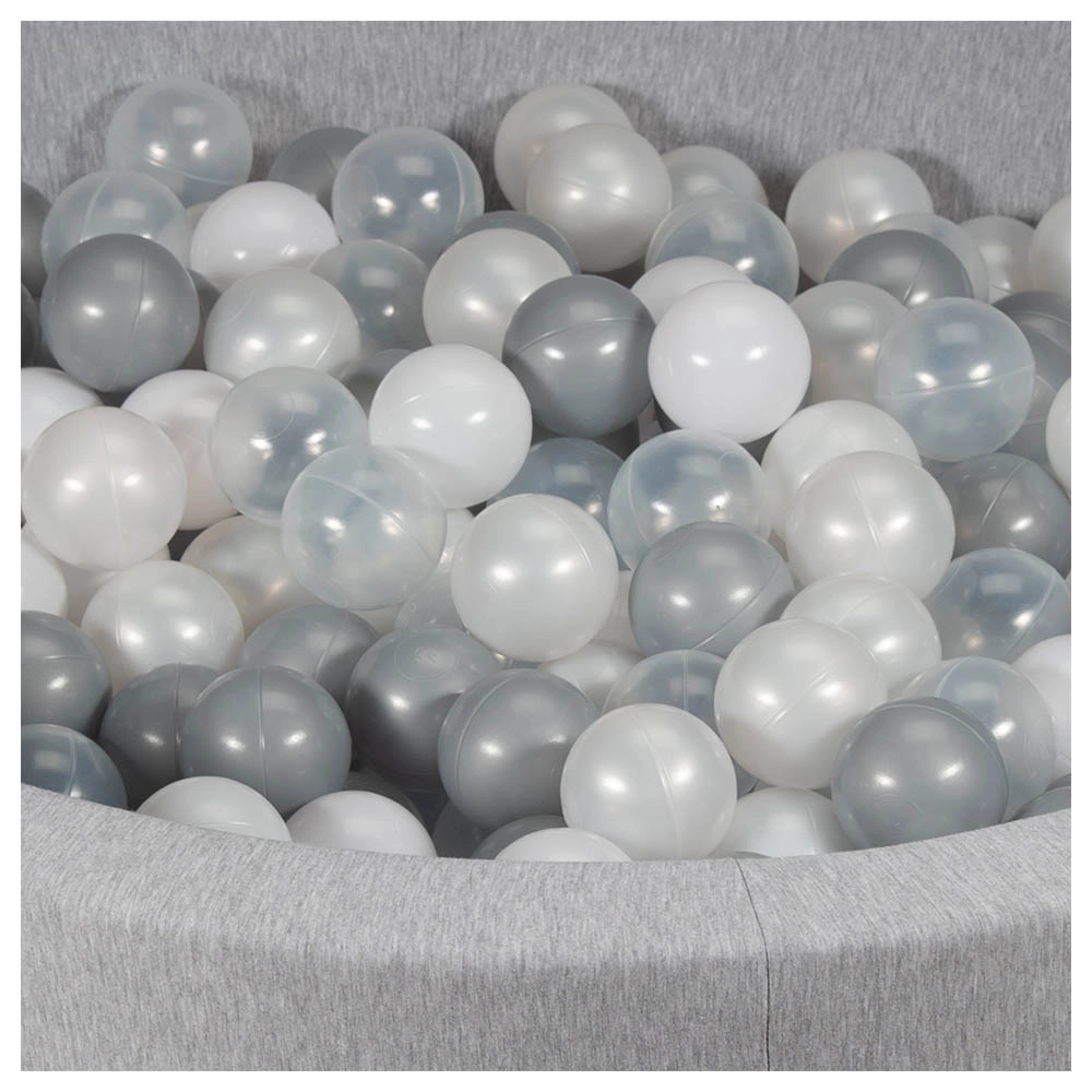 Silver Balls - 6 months BPA free plastics Set of 100