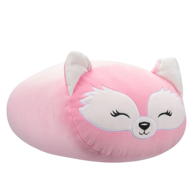 Rhiannon - Medium 12 inch Pink Fox Closed Eyes