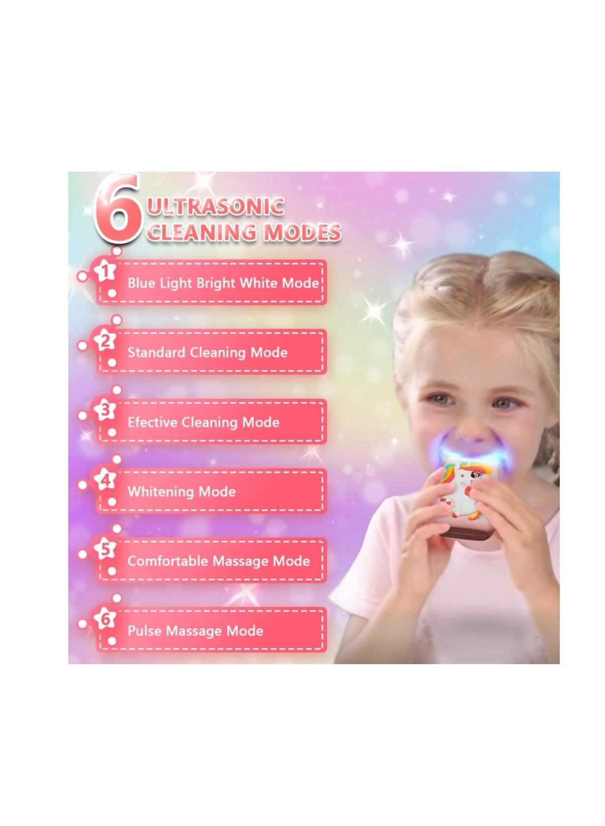 Electric Toothbrush - U-Shaped Head 3 Modes IPX7