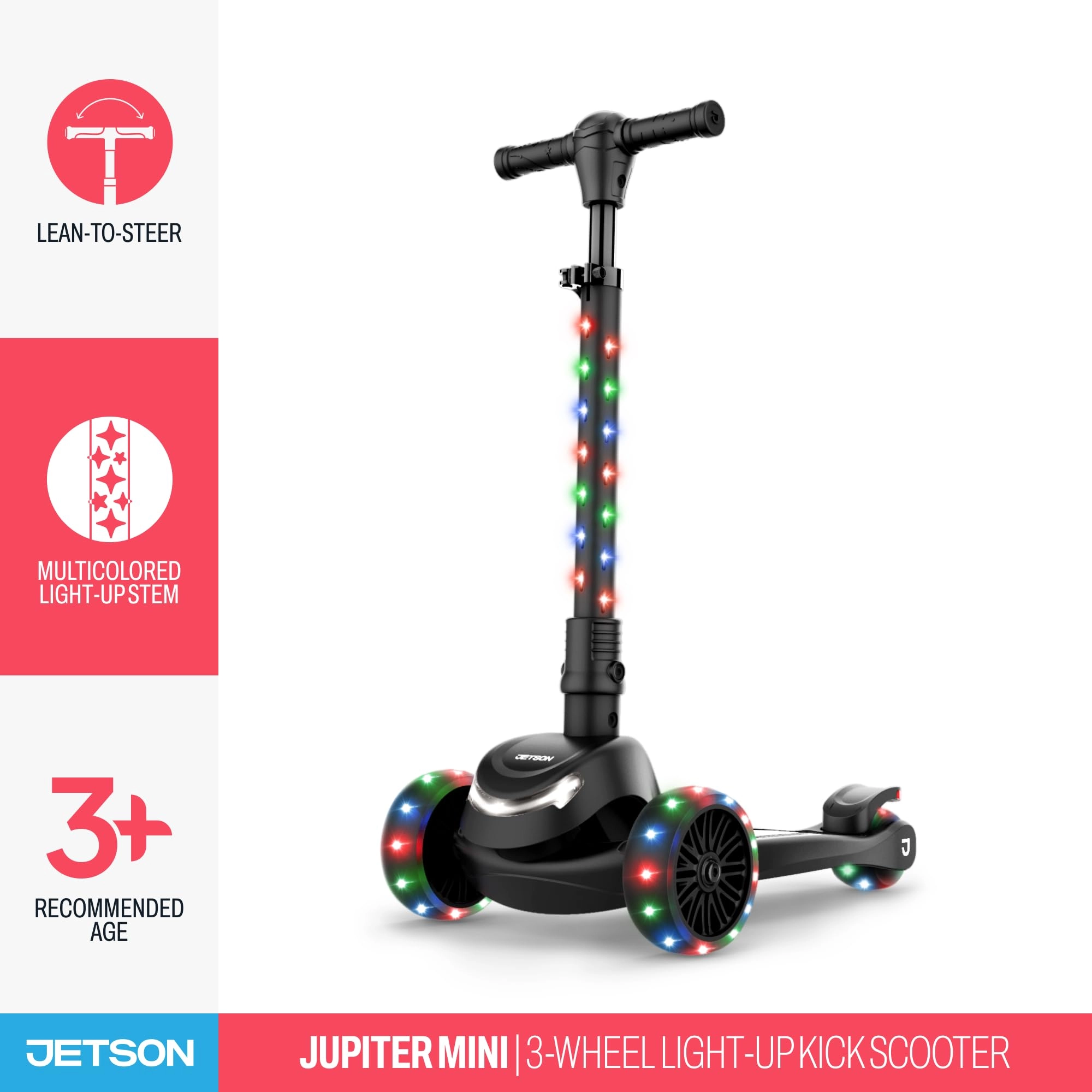 Jupiter Mini - 3-Wheel Foldable LED