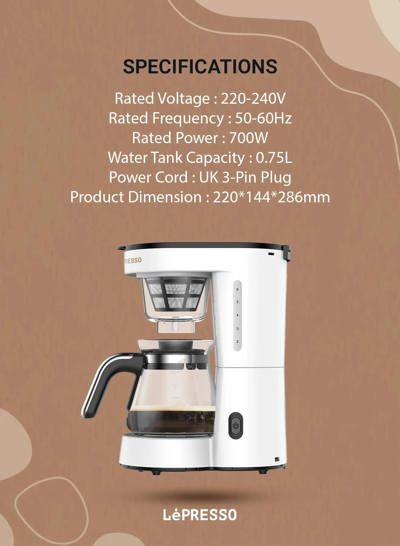 Drip Coffee Maker LPDRPCOFM