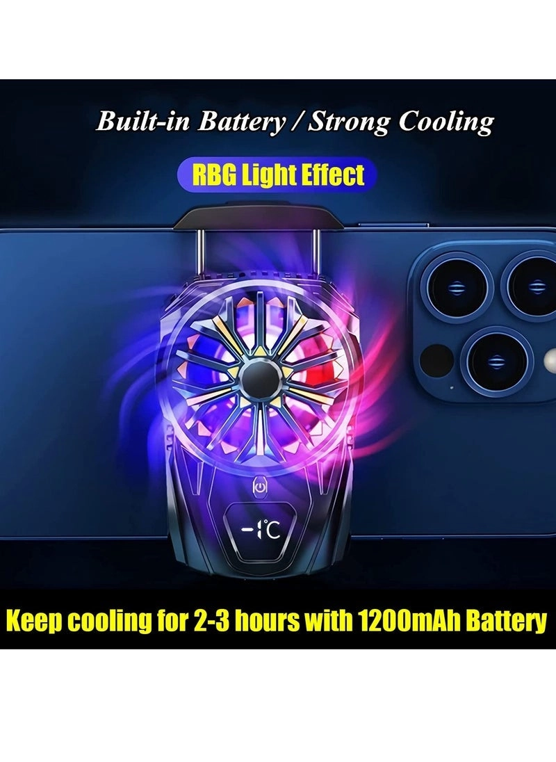 Semiconductor Phone Cooler - Finger Grip For iPhone & Android