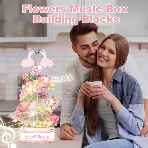 Flowers Music Box - 713PCS