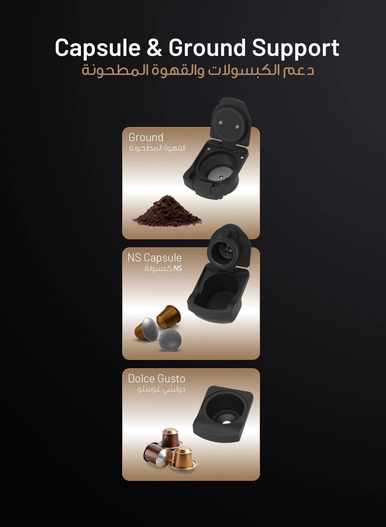 Crema Pro - Double Boiler Multi-Capsule Auto Shutoff LPCFFM0039