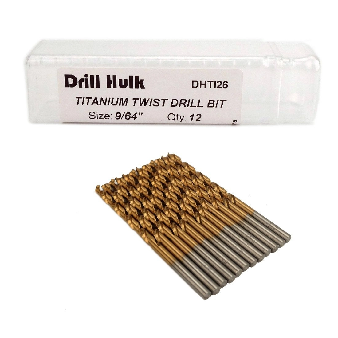 Drill Hulk Drill Bit - Premium M2 High Speed Steel 12 9/64-Inch