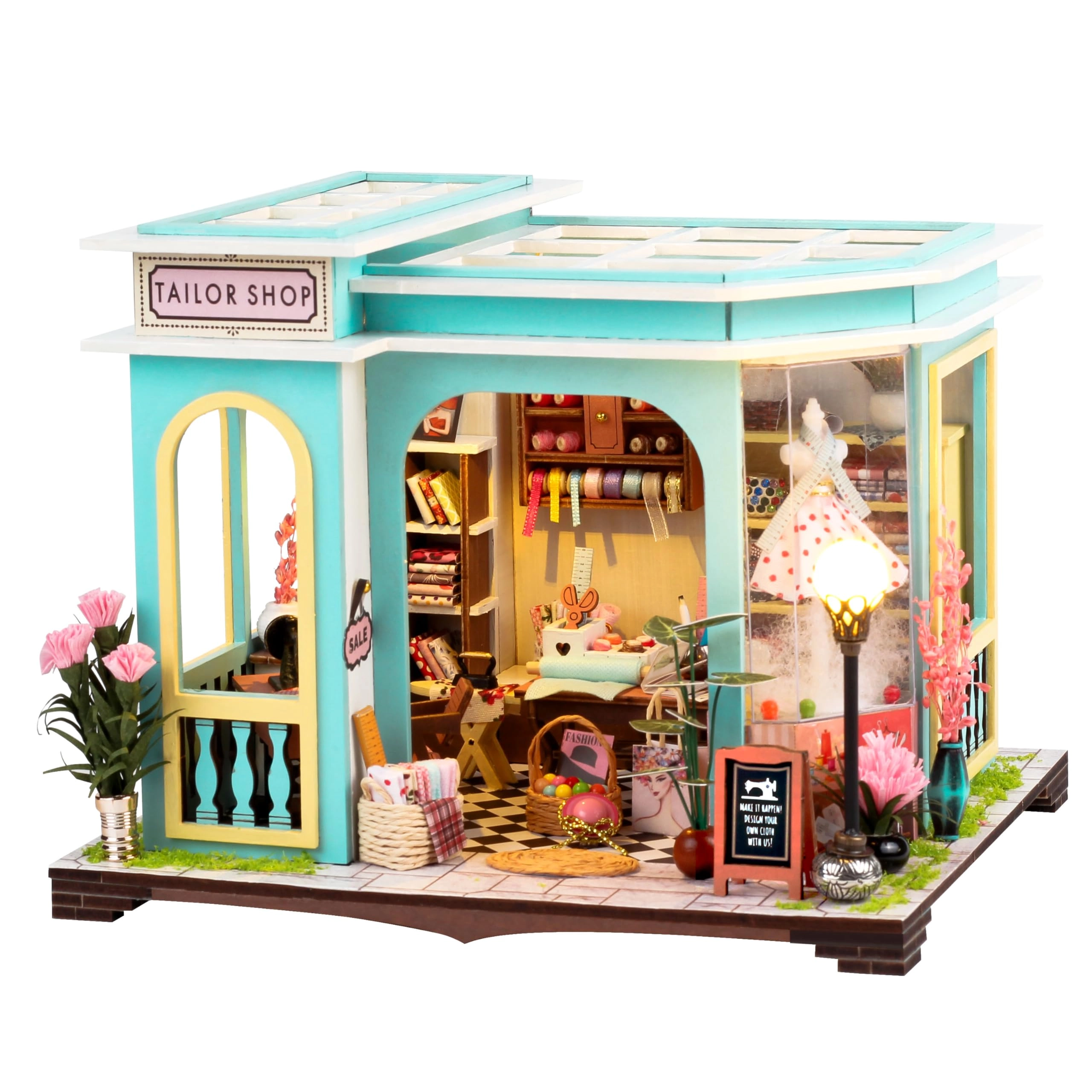 RHZN Miniature House Kit - Tailor Shop