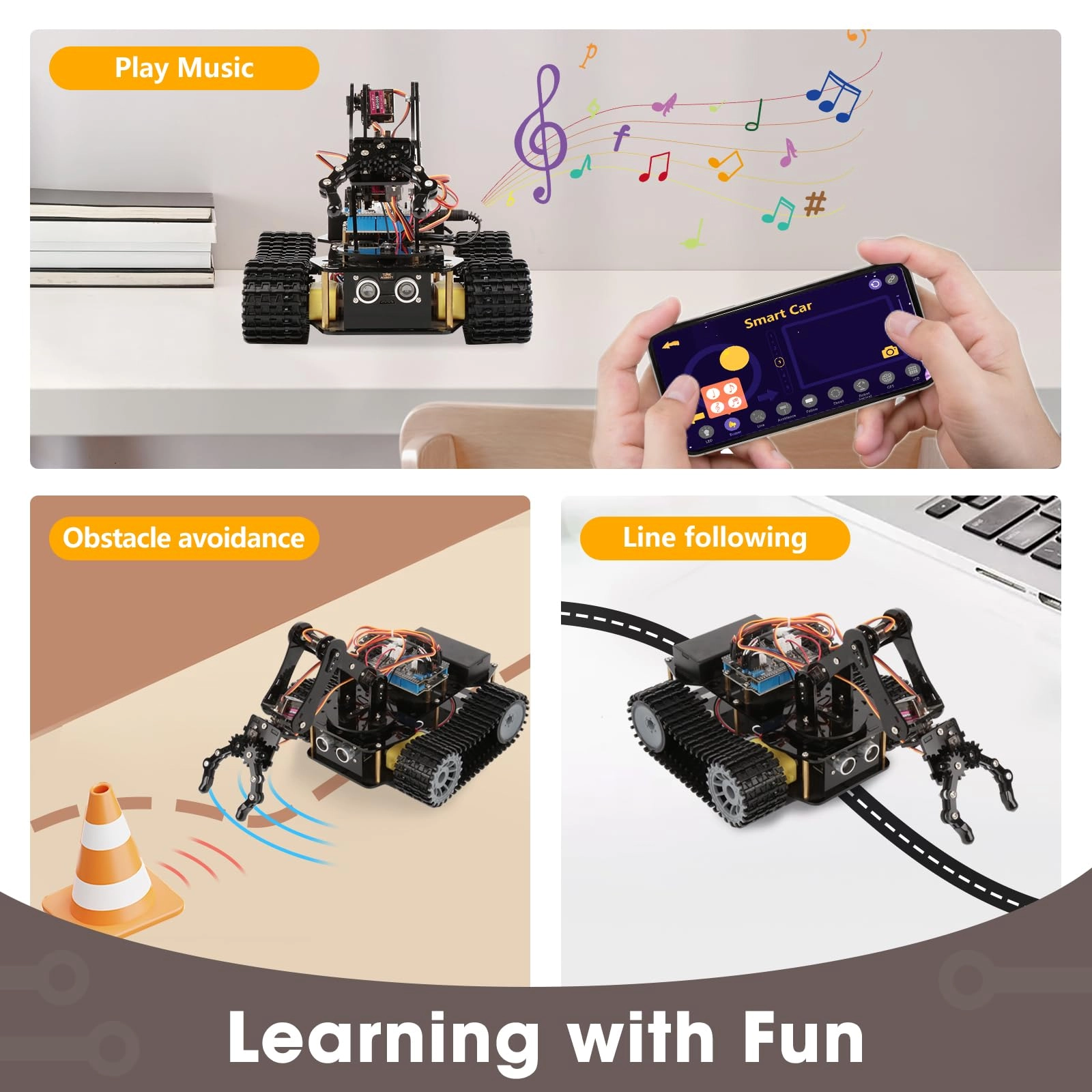 4 in 1 Smart Robot Arm Coding - 12 years+