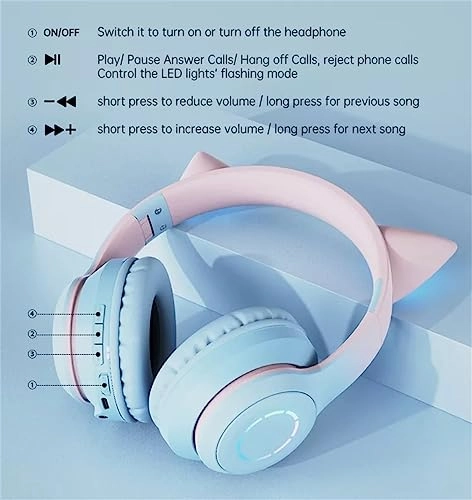 Cat Ear Headphones Wireless Headphone