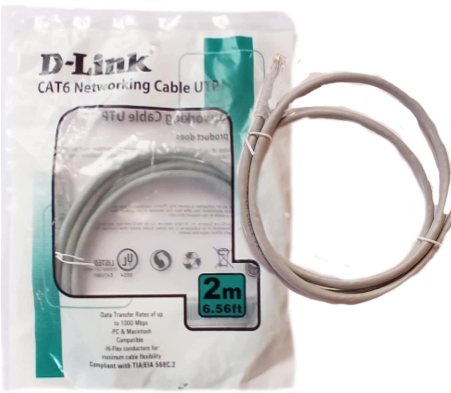 D-Link Patch Cord Cat6 - 2m