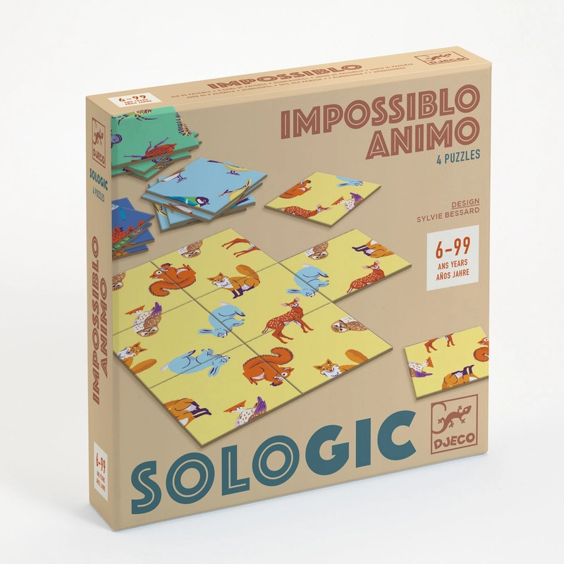Sologic Impossiblo Animo - 4 Challenge Puzzles 9 Pieces