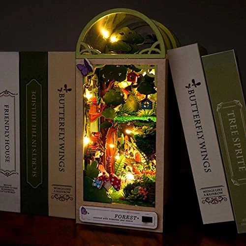 Book Nook Shelf Insert - Wooden Miniature