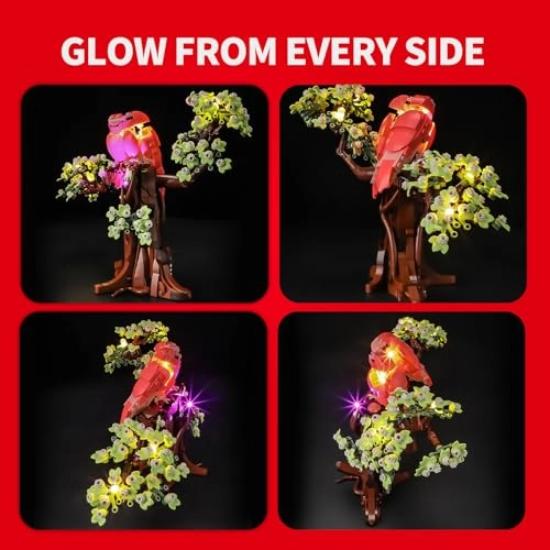 Light Kit Compatible with Lego Ideas Love Birds (21365) - 2.0 LED Lighting Kit