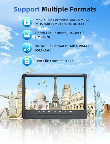 Small Flat Screen TV - 1080P 10.5"