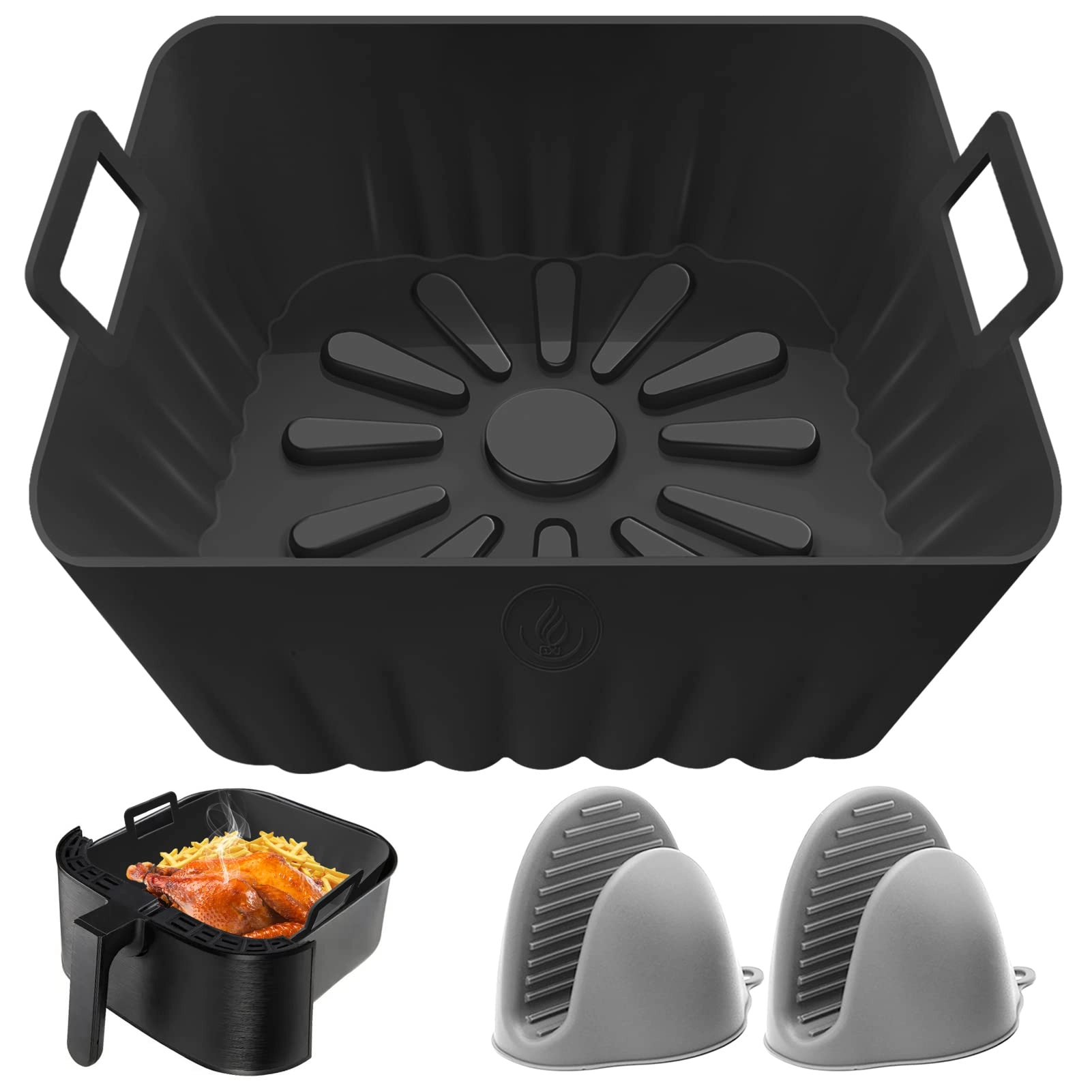 Silicone Air Fryer Liners - 2 PCS